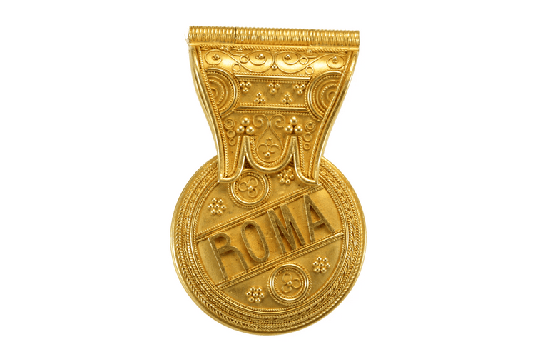 Pendentif Castellani - Pendentif Bulla en or 18 carats 58 Facettes 7490