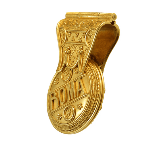 Pendentif Castellani - Pendentif Bulla en or 18 carats 58 Facettes 7490