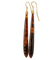 Boucles d'oreilles Boucles d’oreilles anciennes en écaille de tortue et or jaune 14 carats 58 Facettes 7678