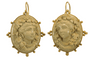 Boucles d'oreilles Boucles d’oreilles - Camées de lave en or 14 carats 58 Facettes 7680