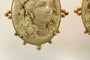 Boucles d'oreilles Boucles d’oreilles - Camées de lave en or 14 carats 58 Facettes 7680