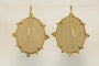 Boucles d'oreilles Boucles d’oreilles - Camées de lave en or 14 carats 58 Facettes 7680