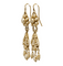 Boucles d'oreilles Boucles d'oreilles anciennes en or jaune 14 carats et perles 58 Facettes 7702