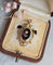 Pendentif Pendentif ancien à décor floral en or rose et jaune 18 carats 58 Facettes 313