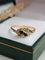 Bague 53 Bague Toi et Moi en or jaune 18 carats, saphirs et diamants 58 Facettes 663
