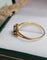 Bague 53 Bague Toi et Moi en or jaune 18 carats, saphirs et diamants 58 Facettes 663