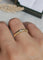 Bague 55.5 Bague en or jaune 18 carats sertie d’un diamant taille brillant 58 Facettes 669