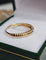 Bague 55.5 Bague en or jaune 18 carats sertie d’un diamant taille brillant 58 Facettes 669