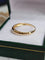 Bague 55.5 Bague en or jaune 18 carats sertie d’un diamant taille brillant 58 Facettes 669