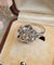 Bague 54 Bague vintage en or blanc 18 carats sertie d’un diamant jaune 58 Facettes 555