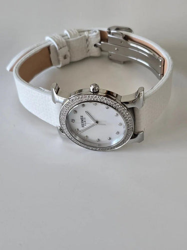 Montre Hermès Heure H - Montre ronde acier 31 mm 58 Facettes