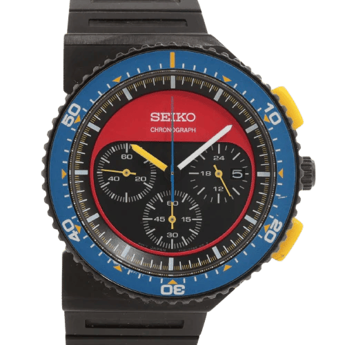 Montre Seiko Spirit Giugiaro - Montre chronographe à quartz édition limitée 58 Facettes