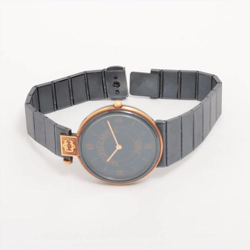 Montre Van Cleef & Arpels Numéro 22 - Montre vintage style Art déco en acier 58 Facettes