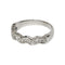 Bague 51 Demi-alliance - Bague en or blanc 18K et diamants 58 Facettes 1CA297/1
