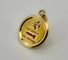 Pendentif Augis - Médaille d’amour en or jaune 18 carats, diamant et rubis 58 Facettes