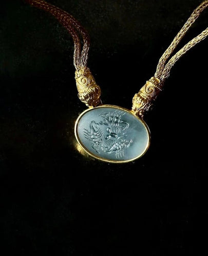 Collier Lalaounis Chimères - Collier en or jaune 18 carats et diamants 58 Facettes