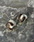 Boucles d'oreilles Boucles d’oreilles nœud en or jaune et émail amarante guilloché 58 Facettes