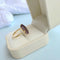 Bague 59 Bague marquise en or jaune 18 carats avec améthyste ovale 58 Facettes 1752