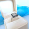 Bague 57.5 Bague vintage 1970-1980 saphirs et diamants en or gris 18 carats 58 Facettes 1757