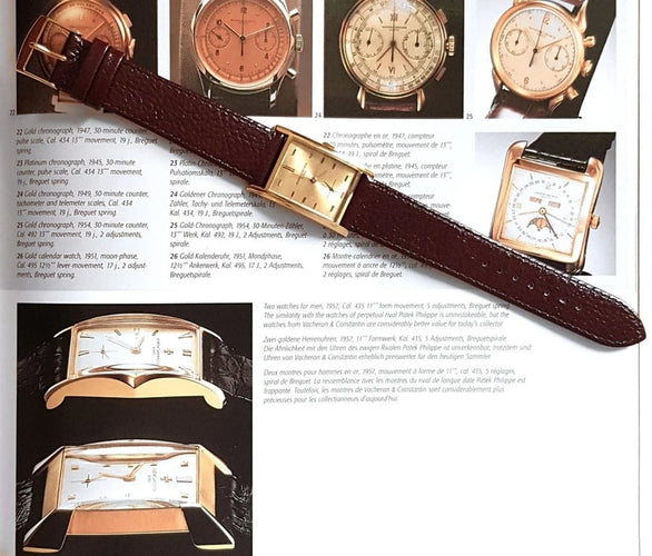 Montre Vacheron Constantin - Montre vintage 6957 Cintrée rectangulaire en or 18 carats 58 Facettes