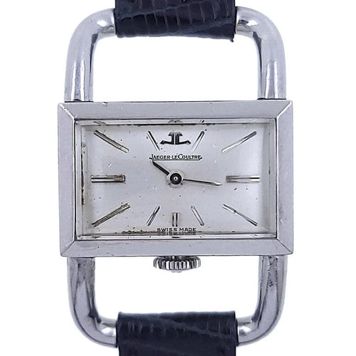 Montre Jaeger-LeCoultre - Montre Etrier « Footing » en acier 58 Facettes