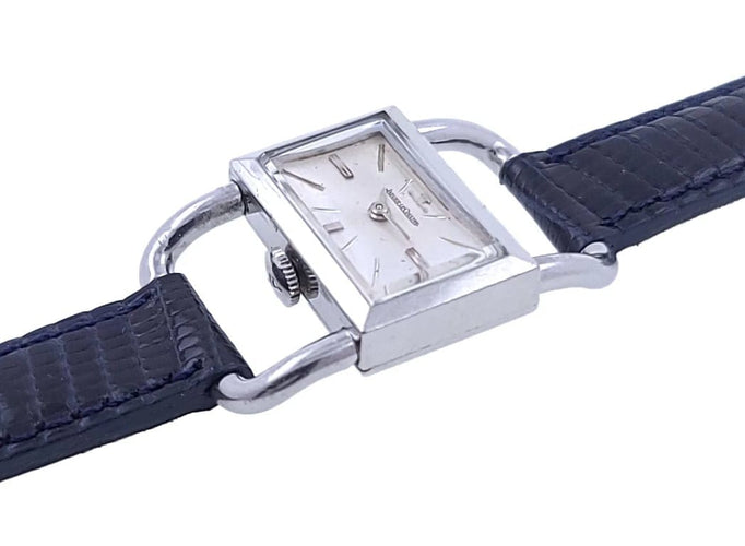 Montre Jaeger-LeCoultre - Montre Etrier « Footing » en acier 58 Facettes