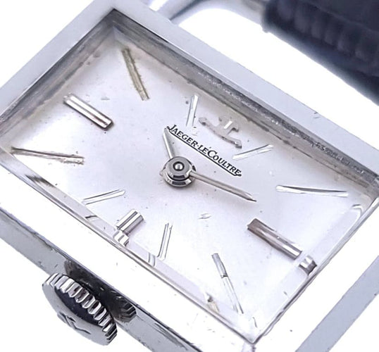 Montre Jaeger-LeCoultre - Montre Etrier « Footing » en acier 58 Facettes