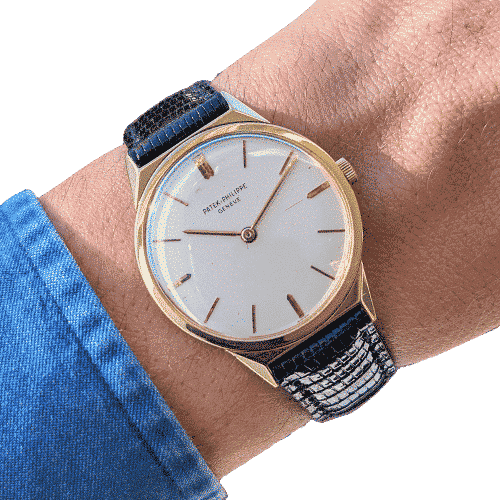 Montre Patek Philippe Calatrava - Montre Réf. 2568-3 en or jaune 18 carats 58 Facettes