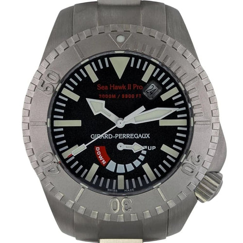 Montre Girard-Perregaux Sea Hawk II Pro - Montre de plongée en titane 49940 58 Facettes