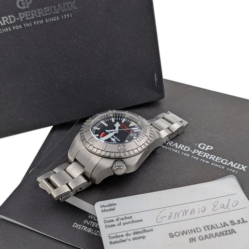 Montre Girard-Perregaux Sea Hawk II Pro - Montre de plongée en titane 49940 58 Facettes
