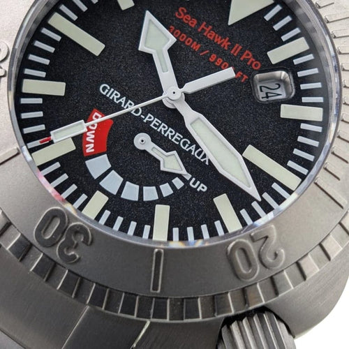 Montre Girard-Perregaux Sea Hawk II Pro - Montre de plongée en titane 49940 58 Facettes