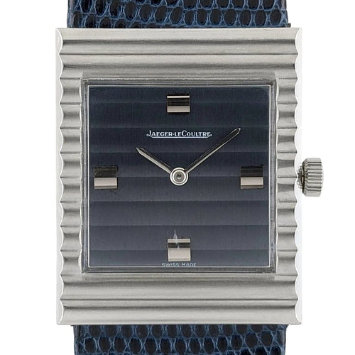 Montre Jaeger-LeCoultre Vogue 9120.42 - Montre à cadran bleu circa 1970 58 Facettes
