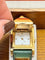Montre Hermès Médor - Montre en plaqué or, cuir vert 58 Facettes WC-2025-1884