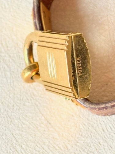 Montre Hermès Kelly - Montre à quartz avec bracelet cuir marron 58 Facettes WC-2025-1813