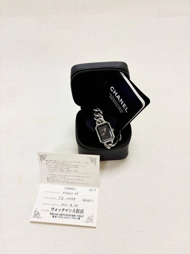 Montre CHANEL Première Chaîne - Montre à quartz en acier 58 Facettes WC-2025-2440
