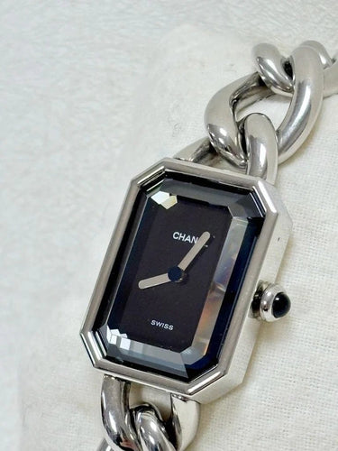 Montre CHANEL Première Chaîne - Montre à quartz en acier 58 Facettes WC-2025-2440