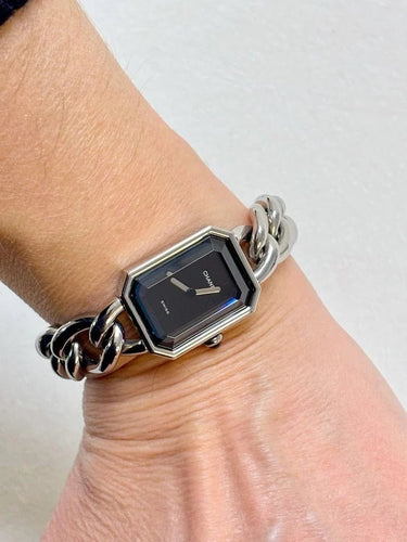 Montre CHANEL Première Chaîne - Montre à quartz en acier 58 Facettes WC-2025-2440