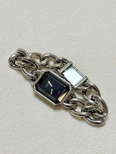 Montre CHANEL Première Chaîne - Montre à quartz en acier 58 Facettes WC-2025-2440