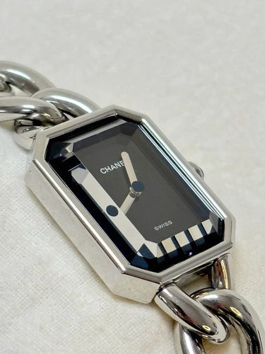 Montre CHANEL Première Chaîne - Montre à quartz en acier 58 Facettes WC-2025-2440