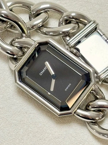 Montre CHANEL Première Chaîne - Montre à quartz en acier 58 Facettes WC-2025-2440