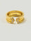 Bague 49 Cartier C - Bague ouverte en or jaune 18 carats et diamants 58 Facettes WC-2025-0757