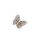 Bague 54 Bague papillon en or jaune 18 ct, saphirs et diamants 58 Facettes