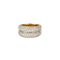 Bague 54.5 Bague double corps pavée de diamants 58 Facettes