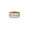 Bague 54.5 Bague double corps pavée de diamants 58 Facettes