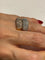 Bague 54 Deux bagues pavées en or rose et or jaune 18 carats, diamants 58 Facettes