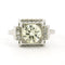 Bague 60 Bague Art déco en platine sertie de diamants (2,30 ct) 58 Facettes