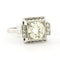 Bague 60 Bague Art déco en platine sertie de diamants (2,30 ct) 58 Facettes