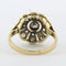 Bague 56 Bague en or jaune 14 carats sertie de diamants 1,00 ct 58 Facettes
