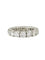 Bague 51 Alliance américaine - Bague en platine sertie de diamants 58 Facettes