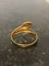 Bague 56 Bague serpent en or jaune 18k et 3 diamants 58 Facettes